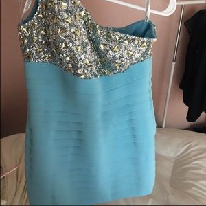 Sherri hill body con dress